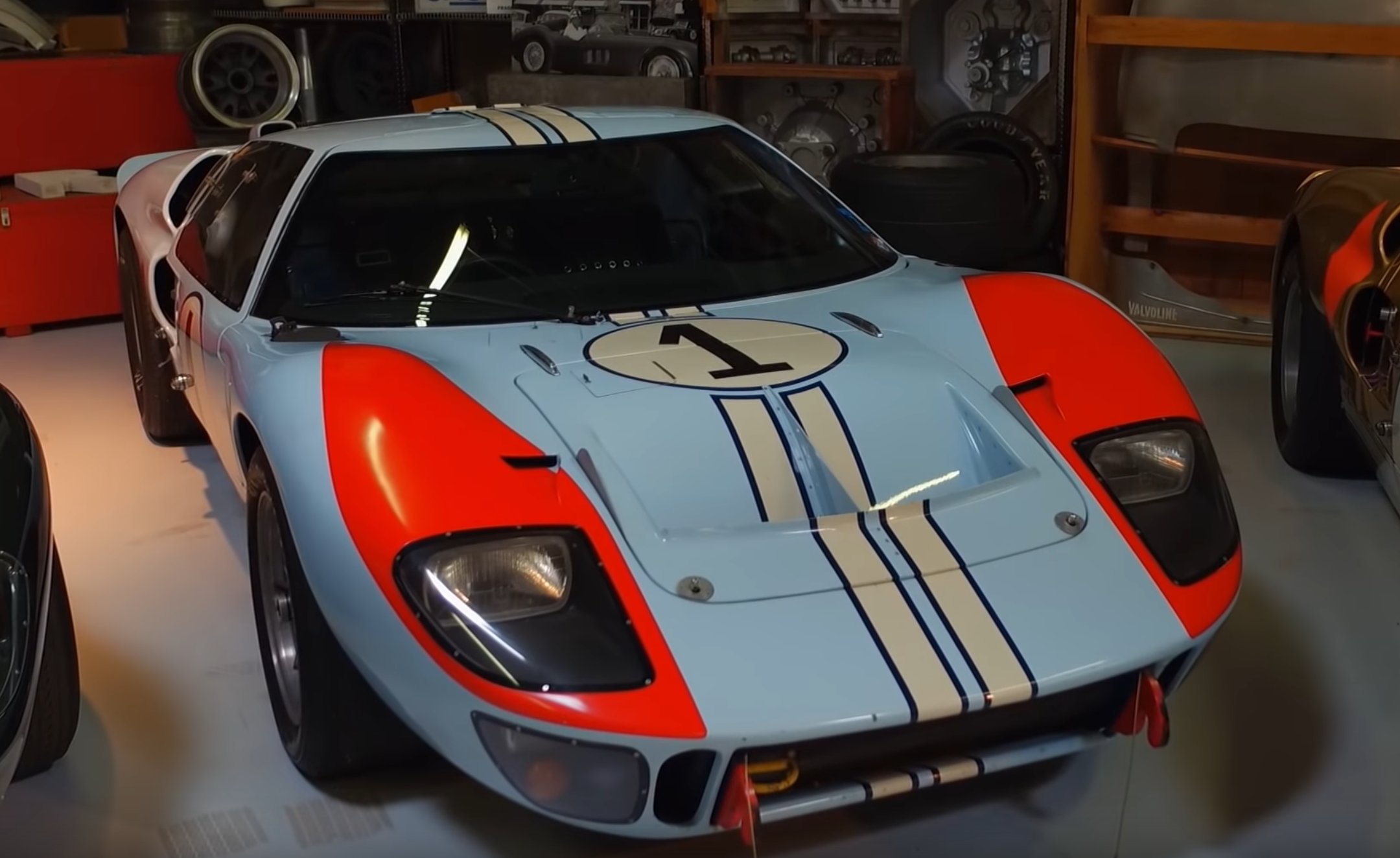 Watch Adam Carolla Check Out Ken Miles’ Ford GT40
