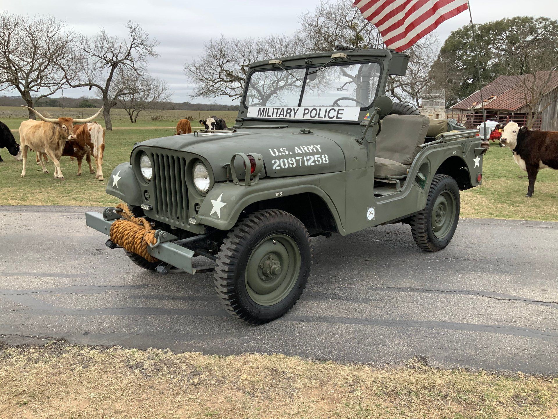 Show Your Patriotism And Buy This 1955 Willys Jeep M38A1