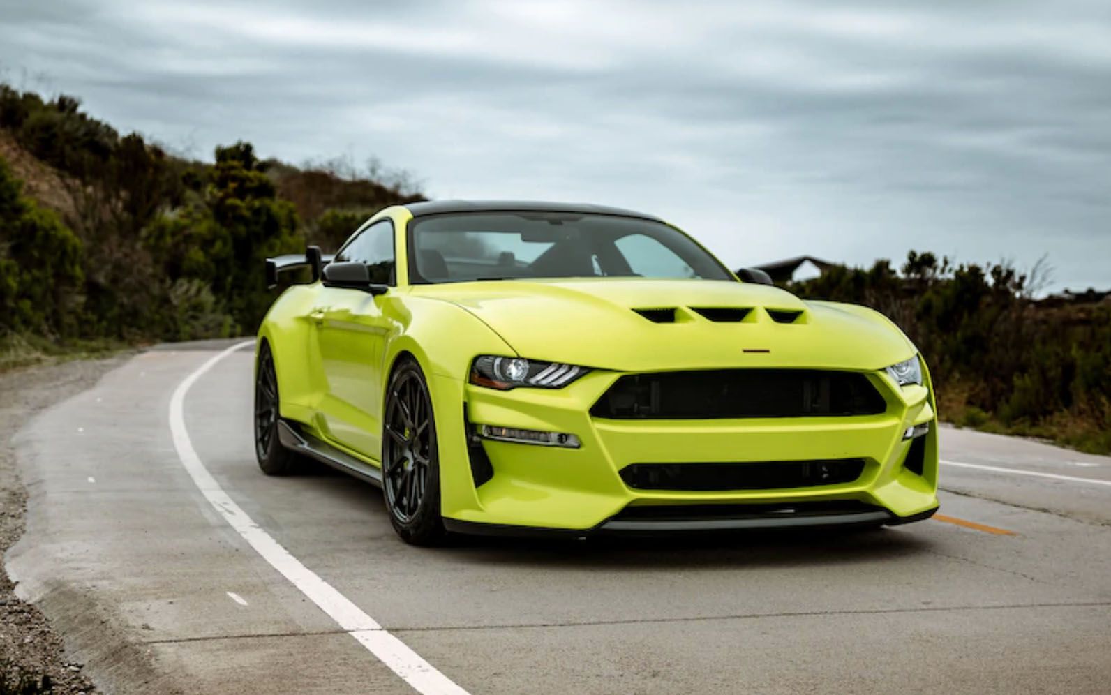 <img src="revenge-gt-front.jpg" alt="Front view of the new custom Revenge Mustang GT">