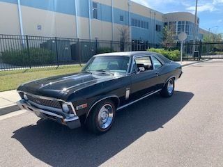 Triple Black 1969 Chevy Nova Is A Mean SS Tribute