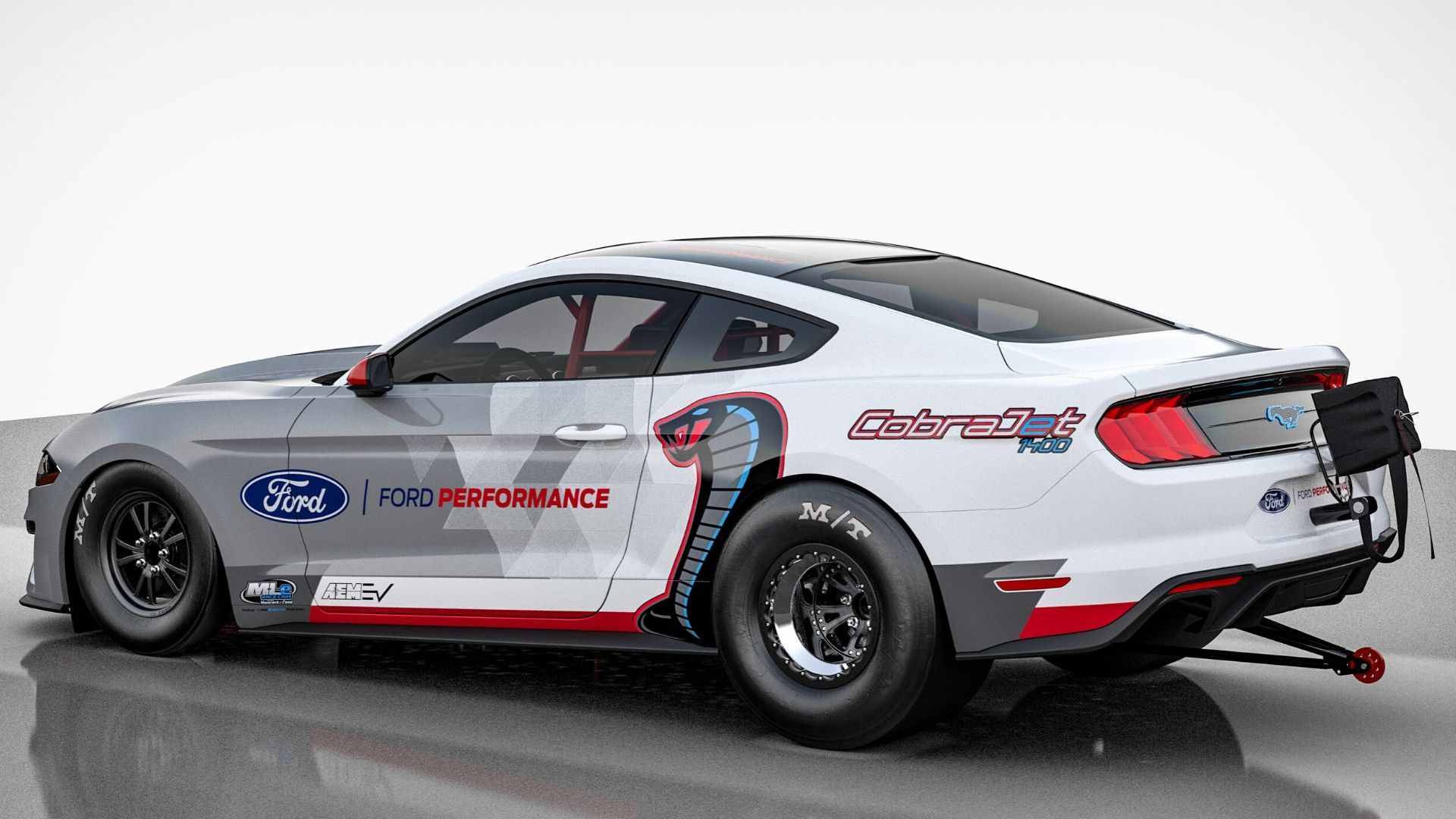 Ford Performance Reveals All-Electric Mustang Cobra Jet 1400