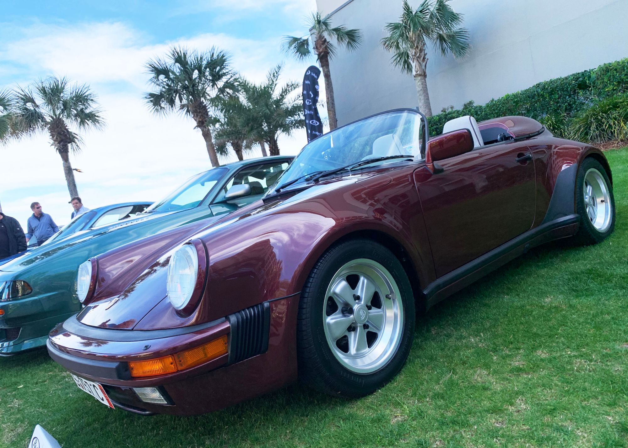 <img src="porsche.jpg" alt="A vintage Porsche waiting to go to auction RM Sotheby's Amelia Island"