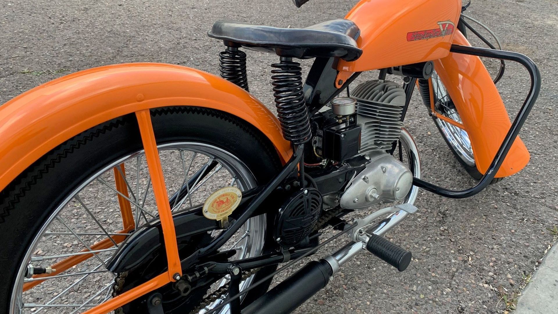 Motorcycle Monday: 1956 Harley-Davidson Hummer Motorcycle 