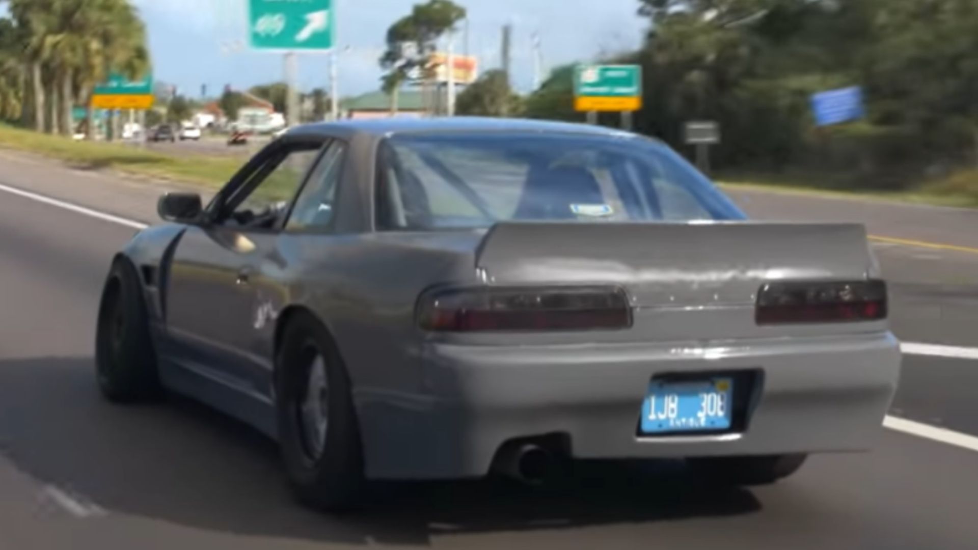 This Nissan 240SX Packs A Titan’s V8 Plus A Supercharger 