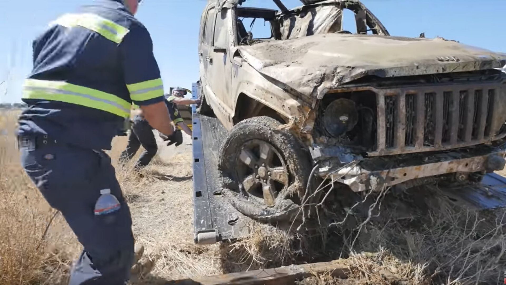 Jeep Recovered From California River 