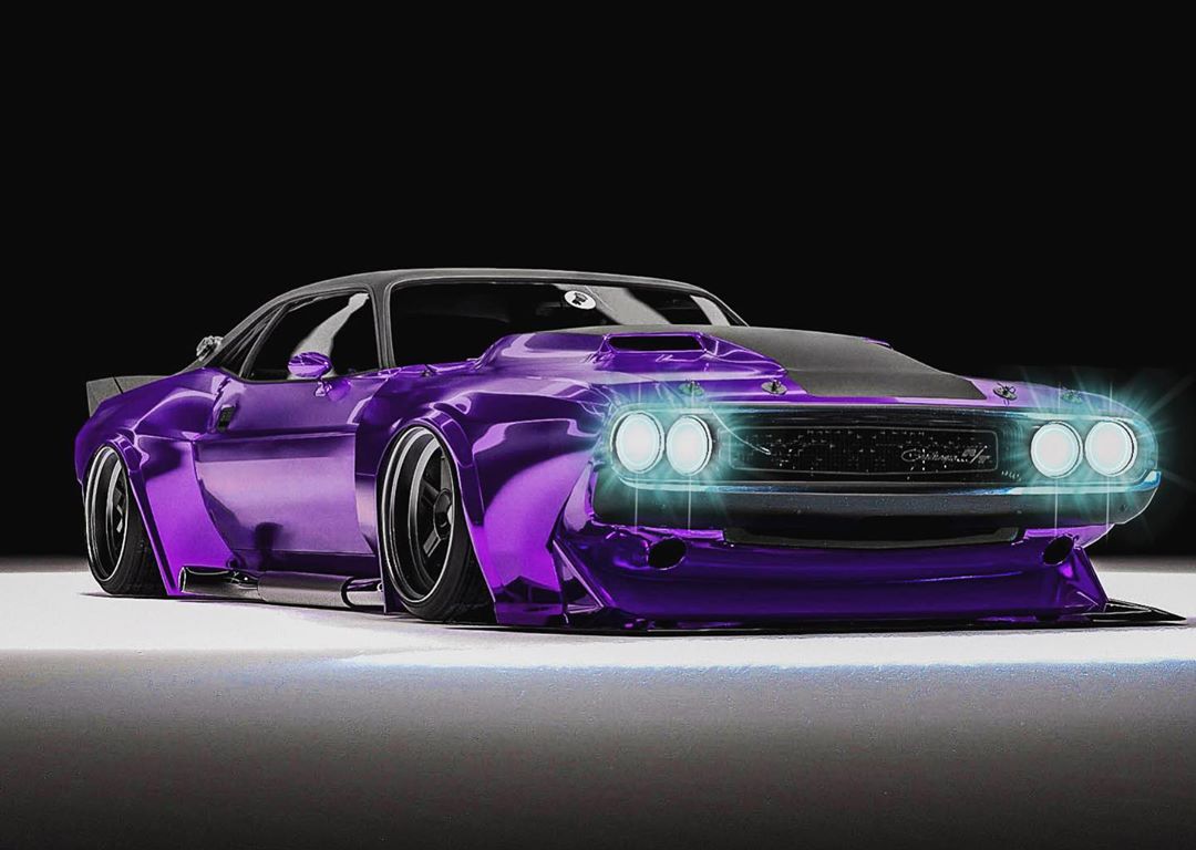 <img src="1970-challenger-build-finish.jpg" alt="Rendering of a 1970 Dodge Challenger build heading to SEMA">