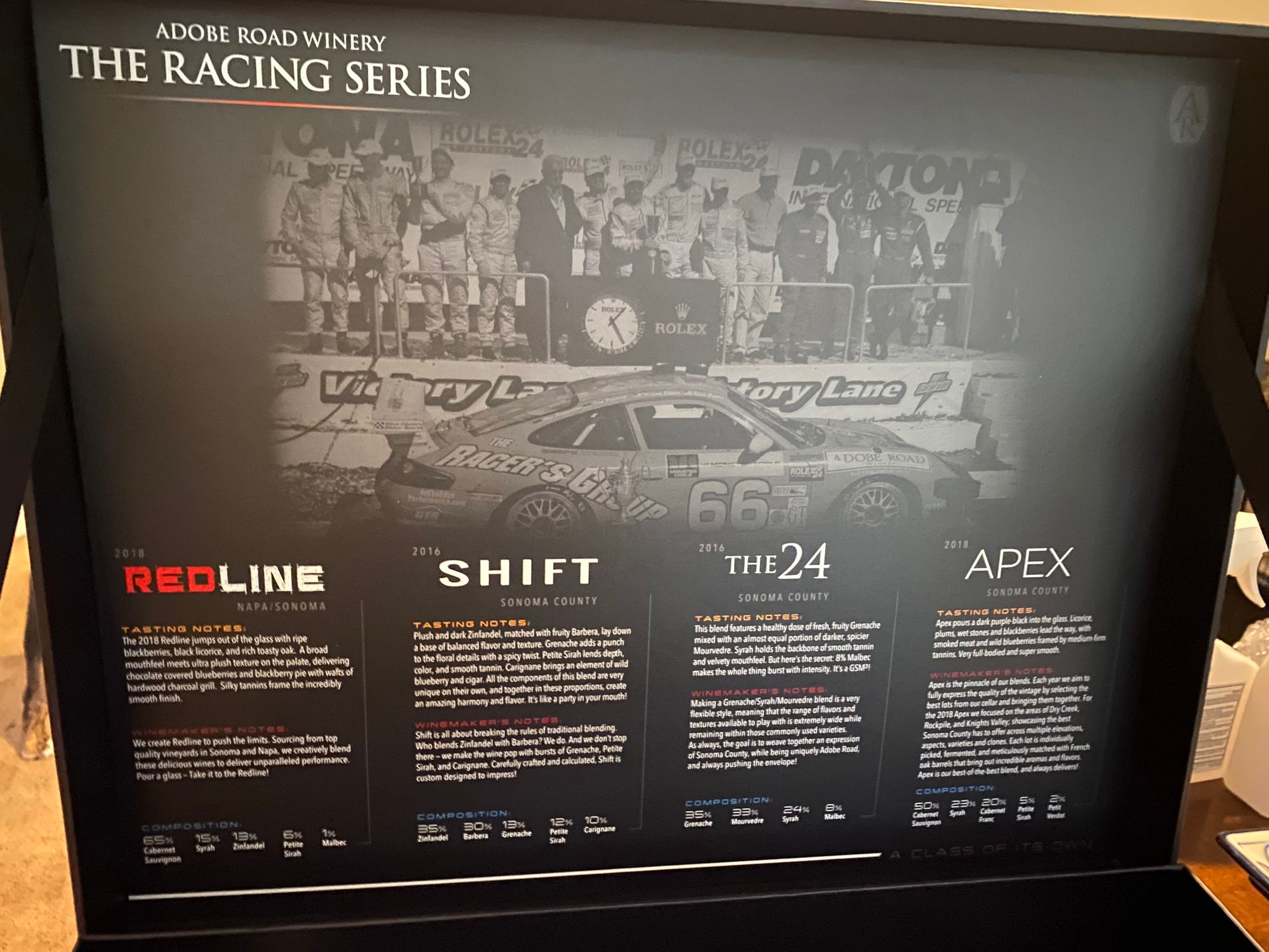 Learn More About The Racing Series Wines 
