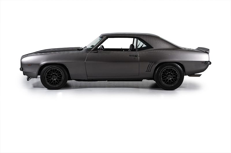 <img src="1969-camaro-profile.jpg" alt="A 1969 Chevrolet Camaro Restomod by Dream Giveaway">