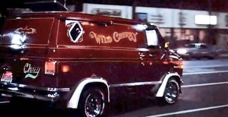 <img src="wild-cherry.jpg" alt="Wild Cherry van shown in "Van Nuys Blvd" movie">