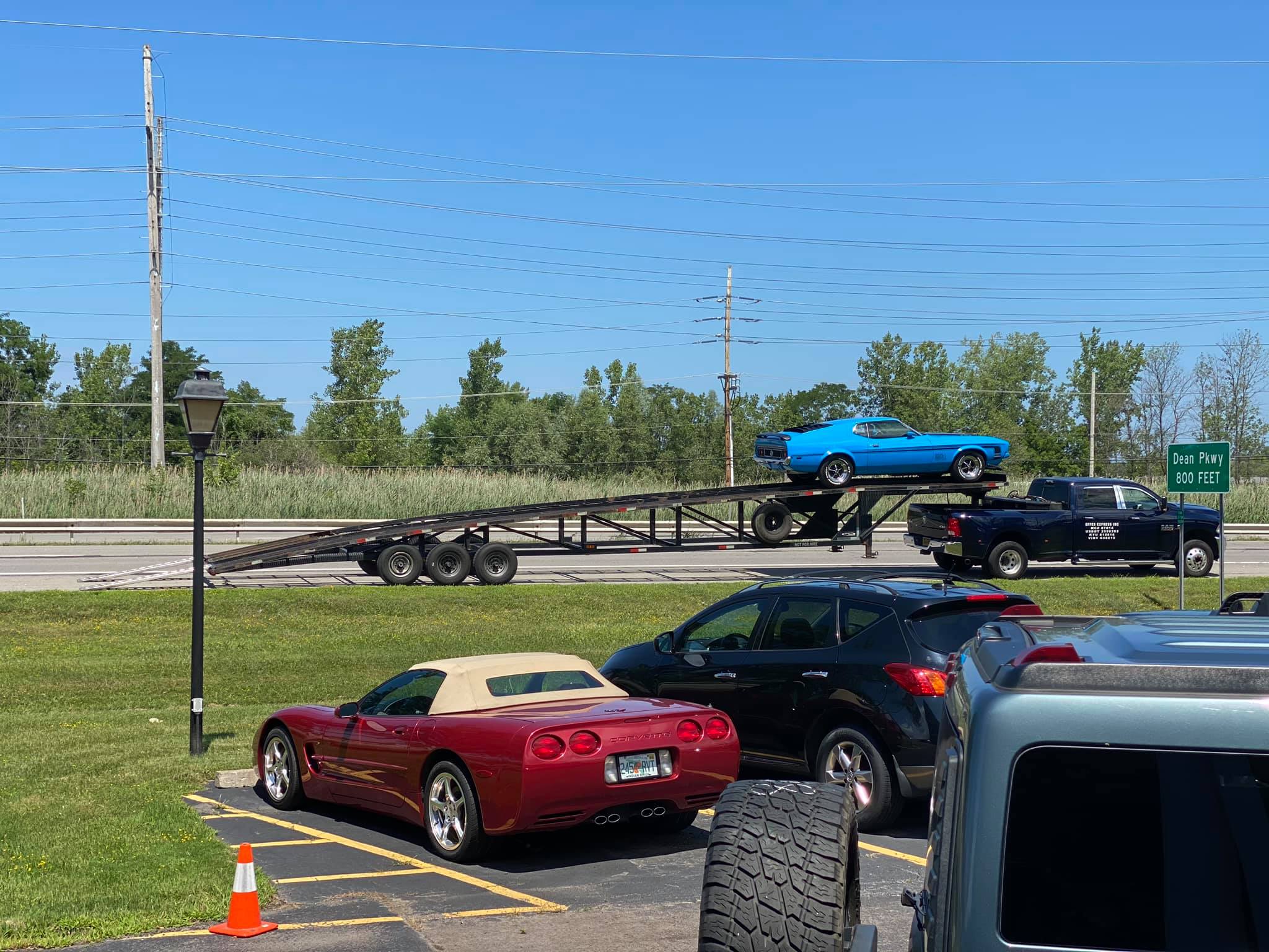 <img src="mach-1.jpg" alt="A restored Mach 1 429 ready to make its destination to its new home">