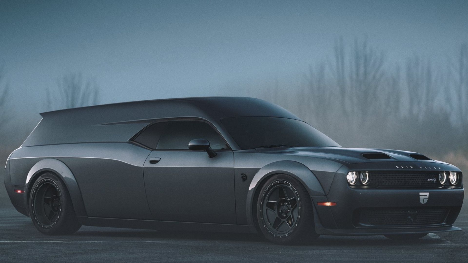 Go Out In Style In A Dodge Challenger Hellcat Redeye Hearse.