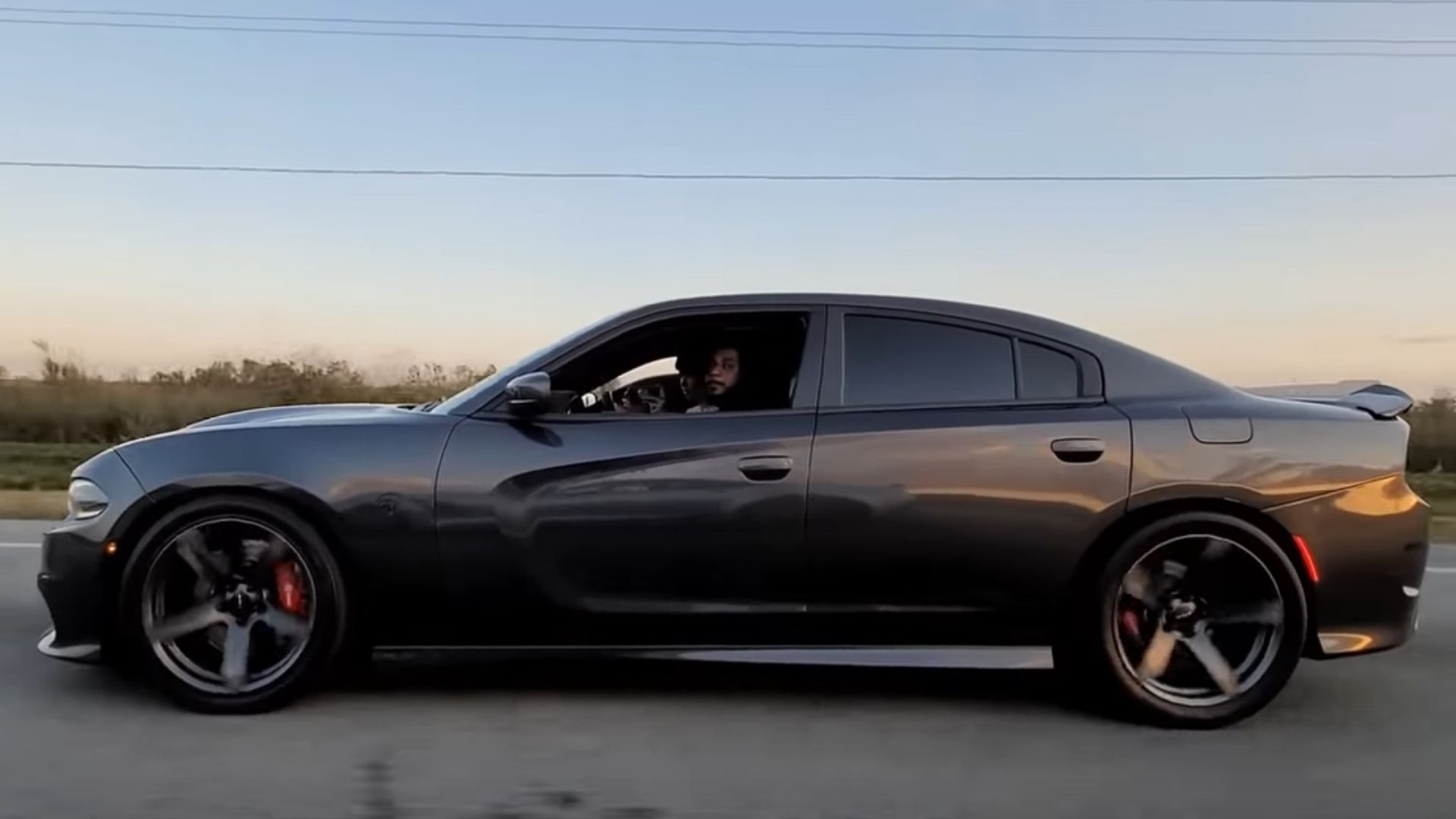 C7 Corvette Z06 Races Dodge Charger Hellcat C7 Corvette Z06 Races Dodge Charger Hellcat