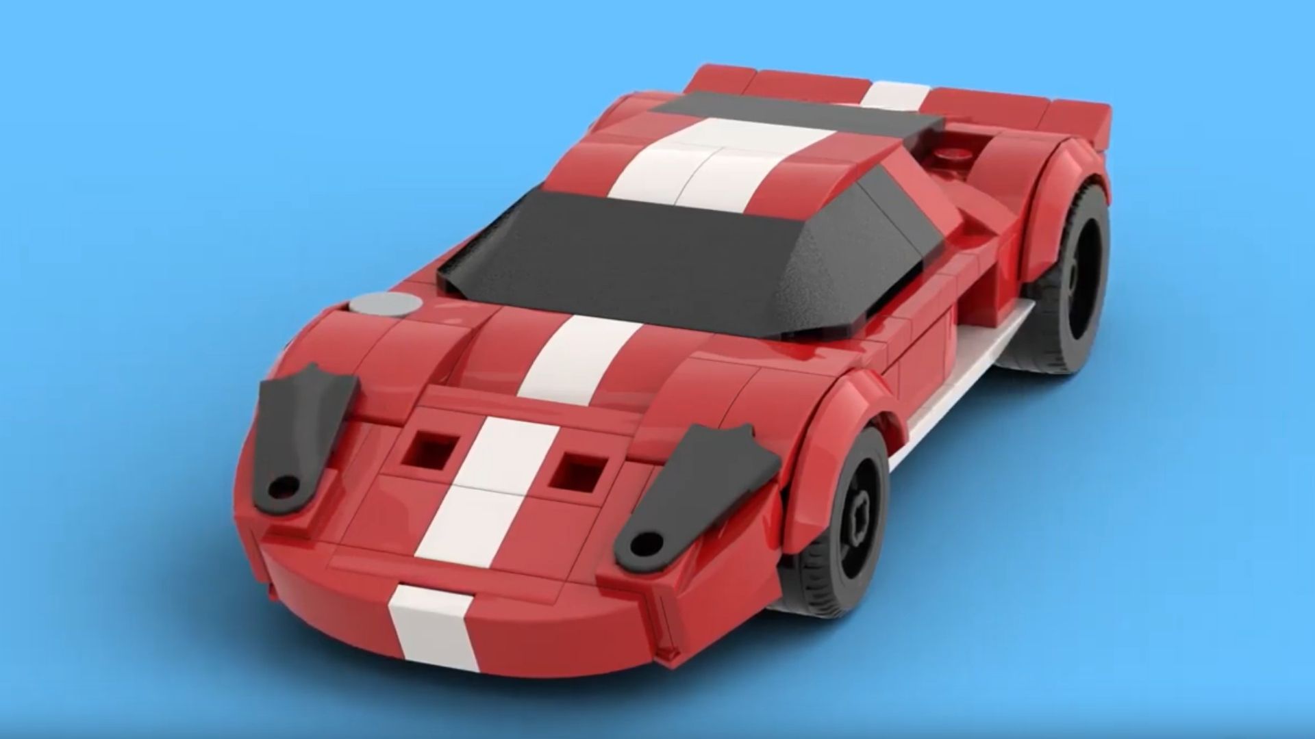 Learn How To Build A Lego Ford GT