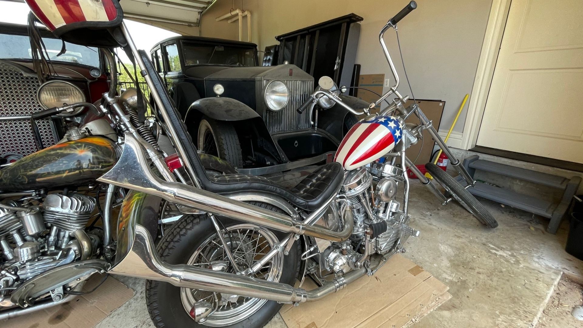 Motorcycle Monday 1952 Harley Davidson Captain America Crash Bike 3 