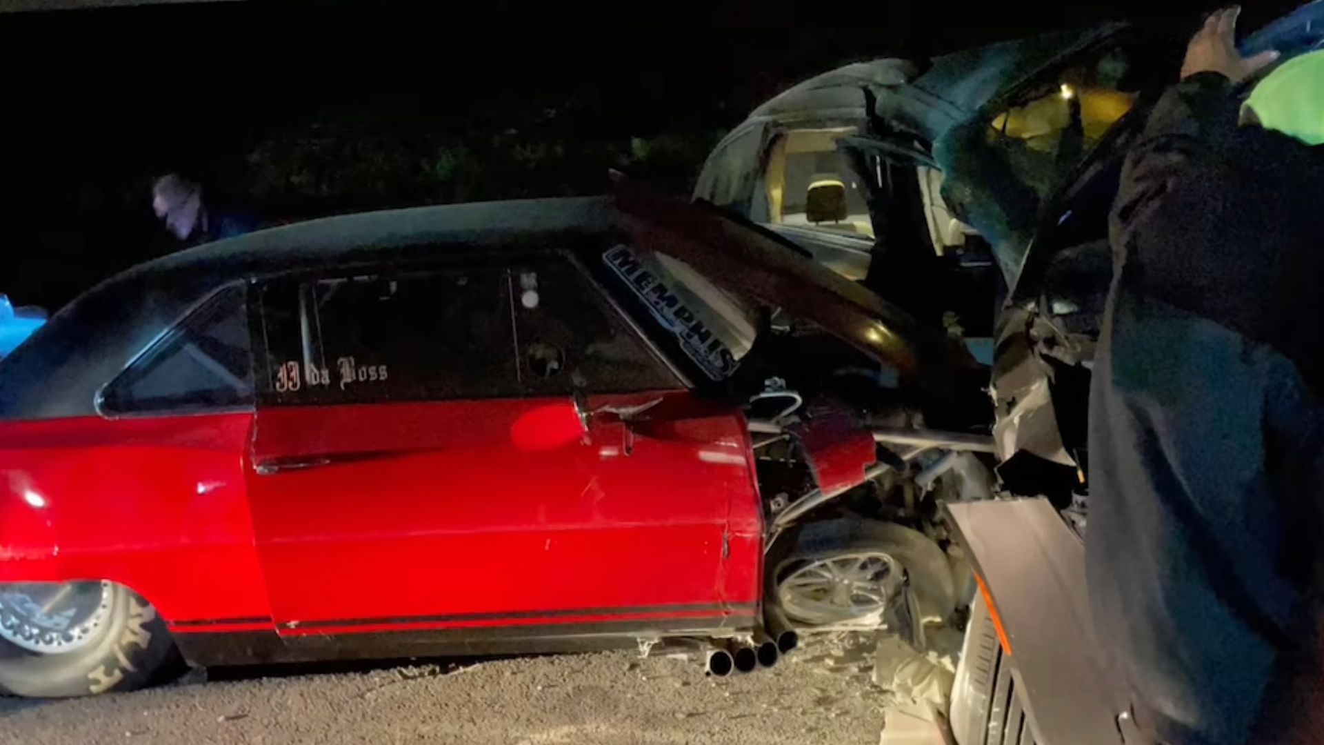 Street Outlaws Spouses Crash Into Each pic