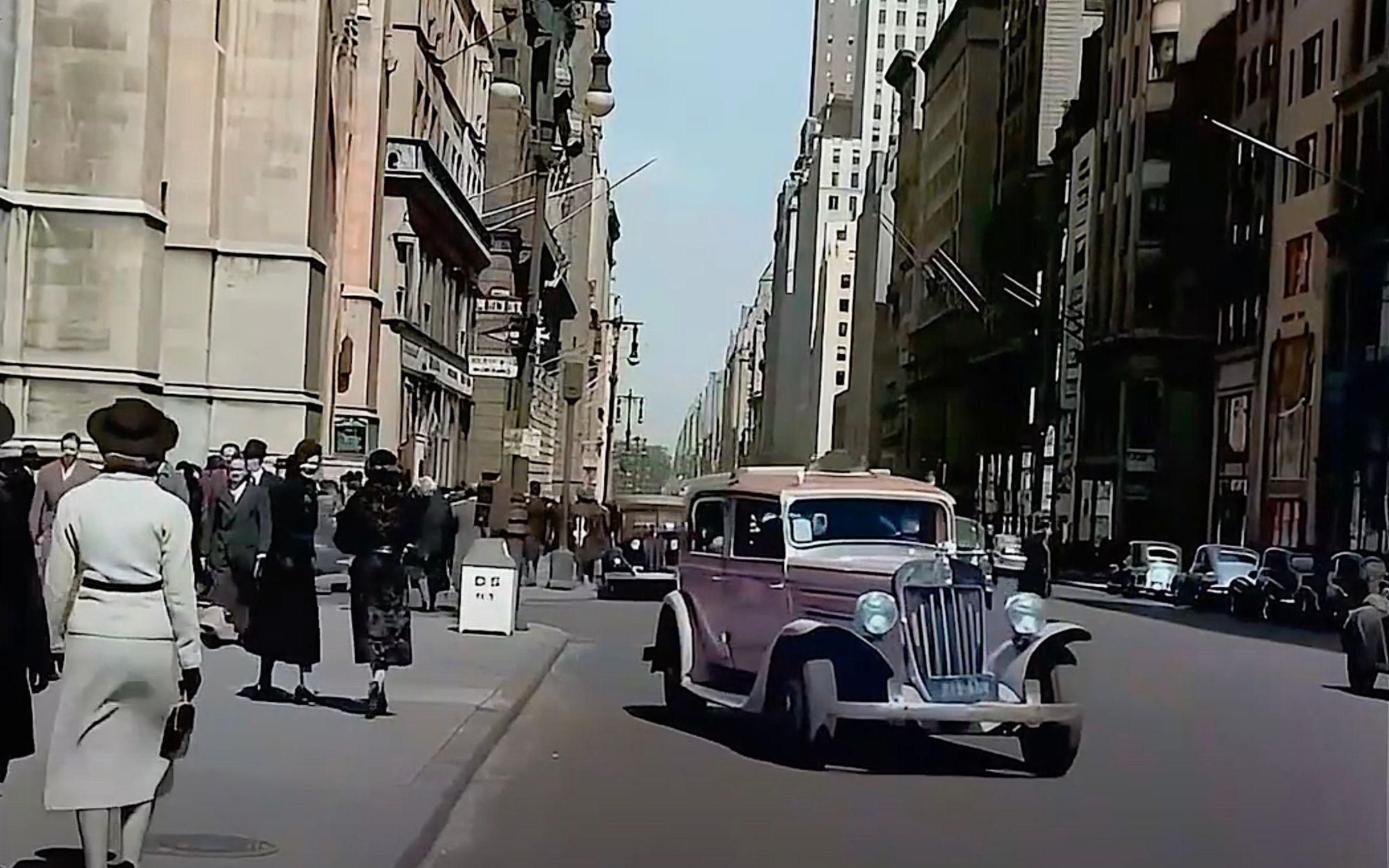 Revived Footage Shows Classic On The Streets Of New York In The '30s