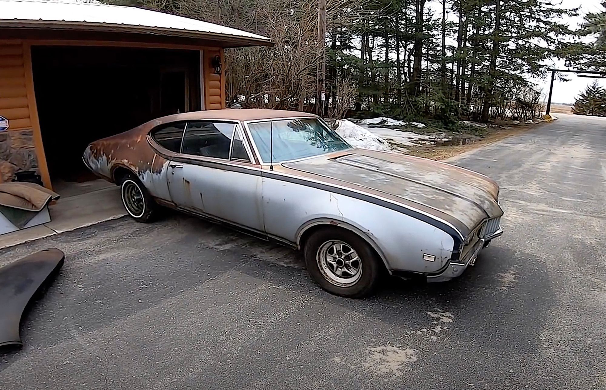Hurst/Olds Classic Found Abandoned In Disheveled Garage | American ...