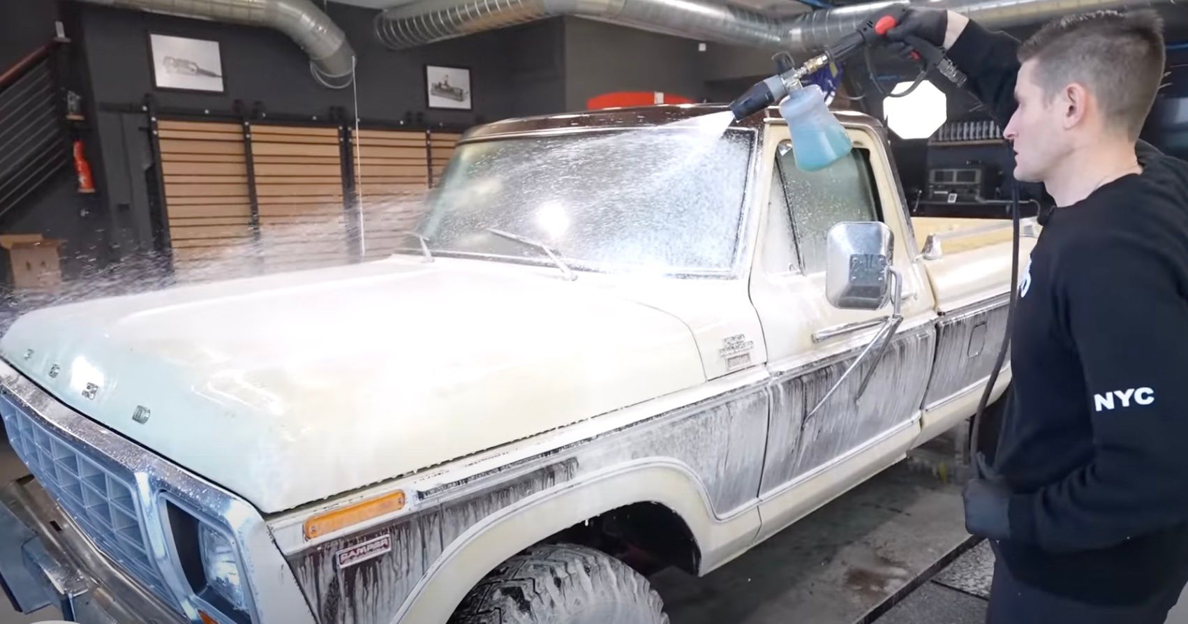 World’s Lowest Mileage F-250 Gets Full Detail After Four Decades Of Sitting