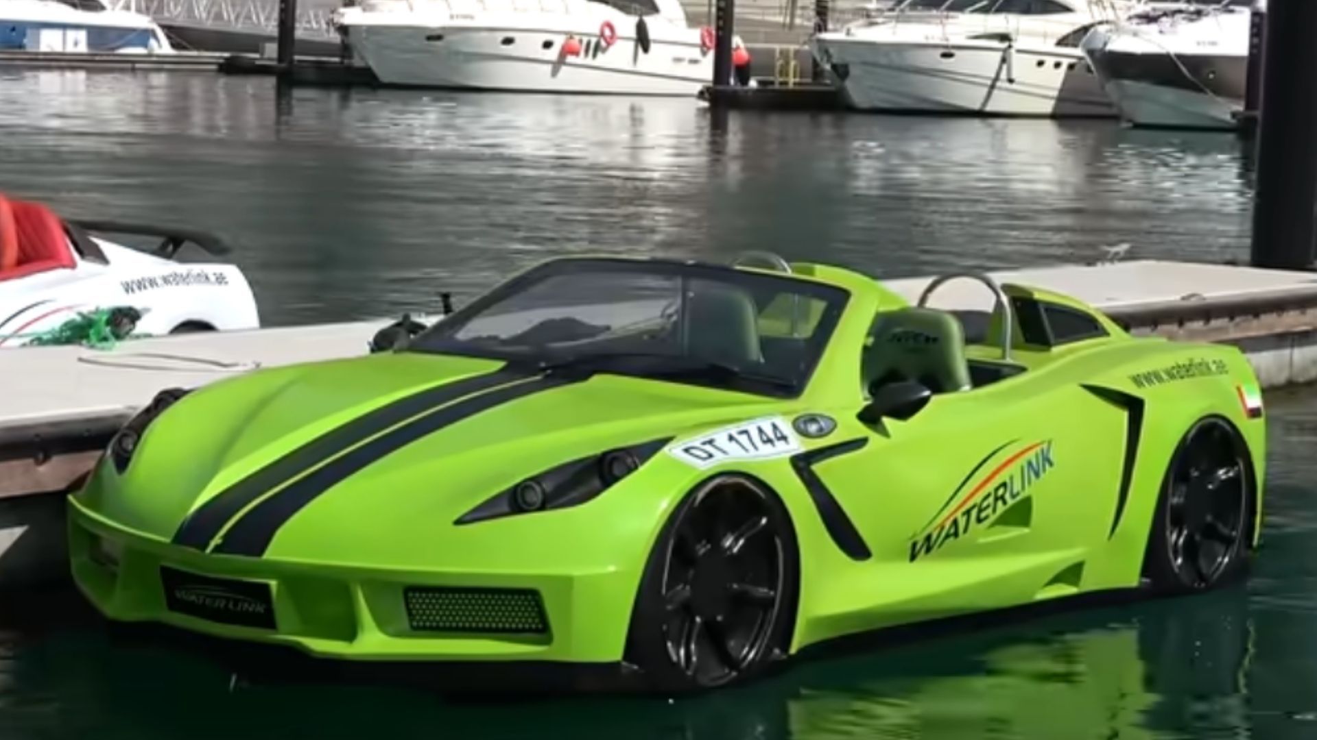 This Corvette drives on water!