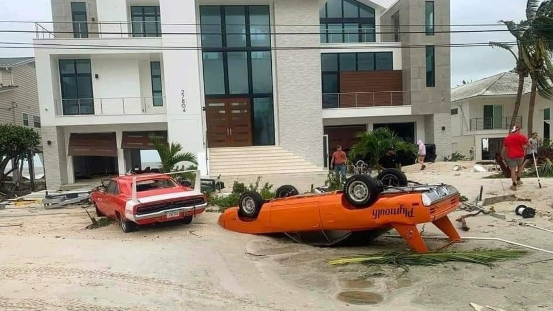 Hurricane Ian Takes Out Two Mopar Wing Cars