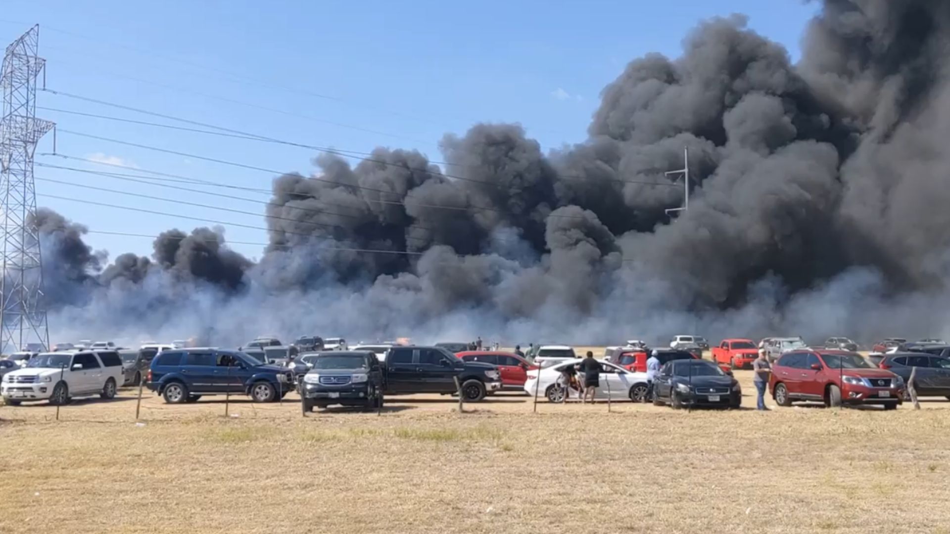 Texas Pumpkin Patch Fire Burns Dozens Of Cars