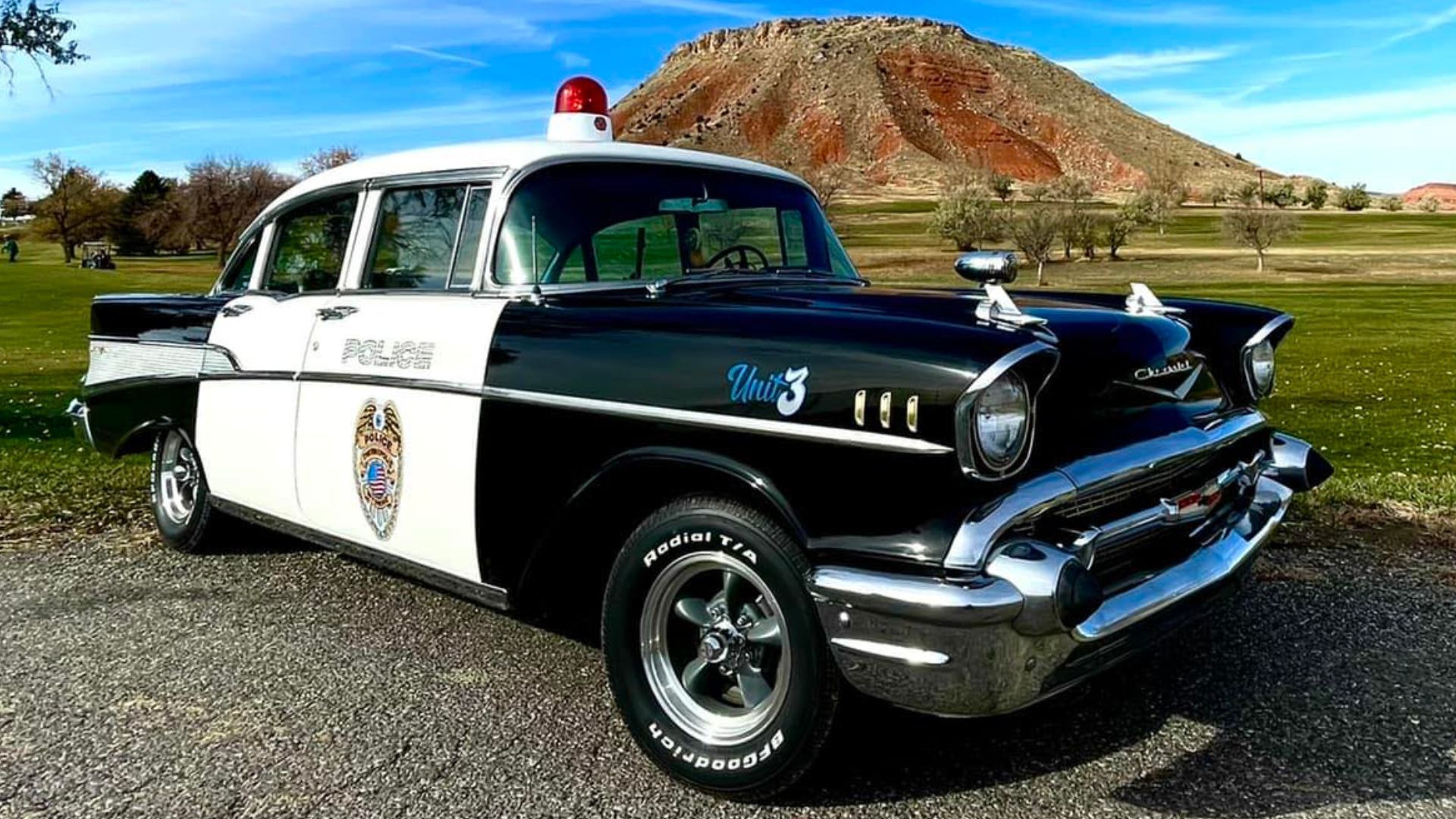 Young Wyoming Police Officer Restores ’57 Chevy Cruiser