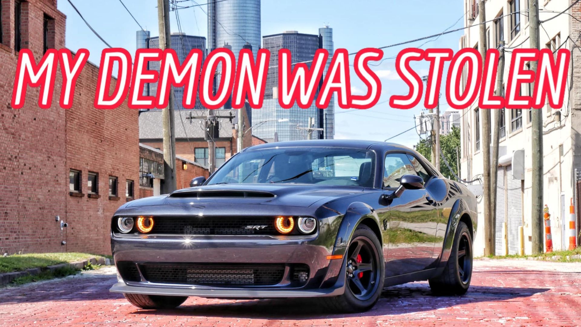 Spread The Word Dodge Demon Stolen In Detroit