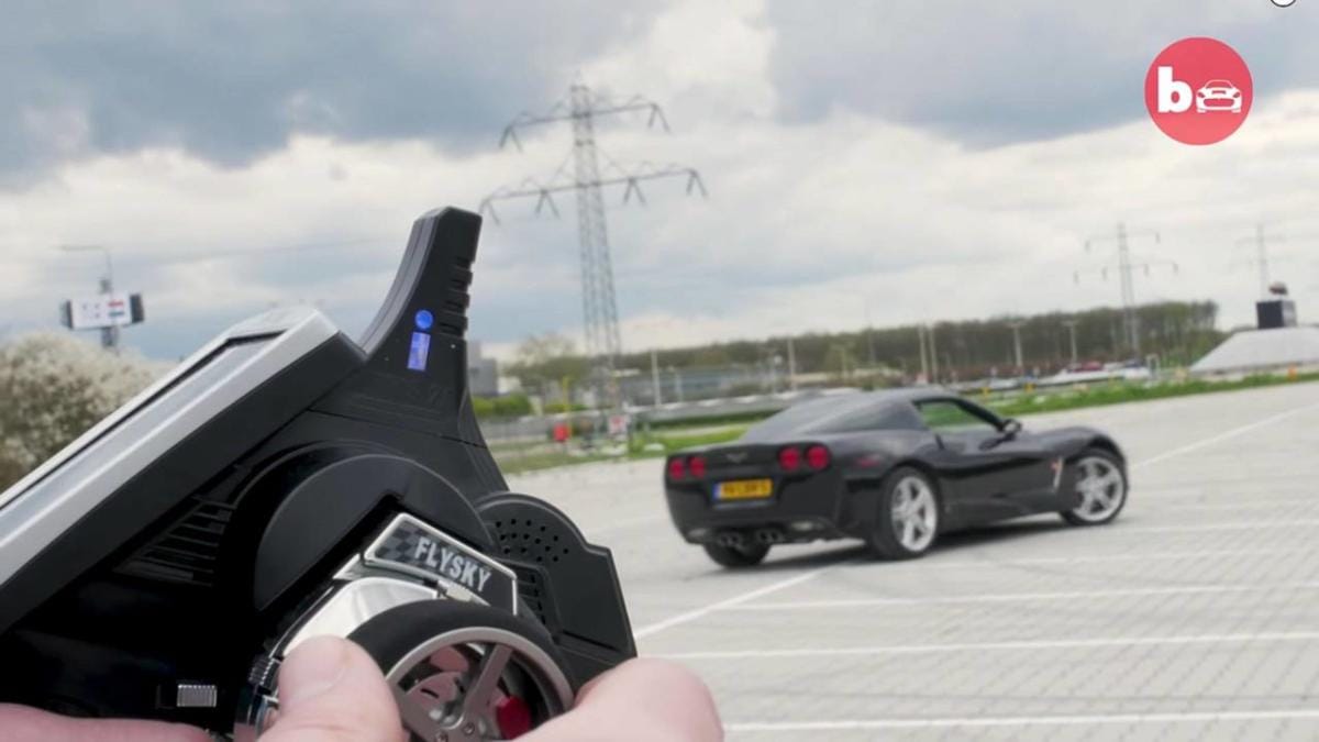 Man Transforms C6 Corvette into a Full-Scale Remote-Controlled Car