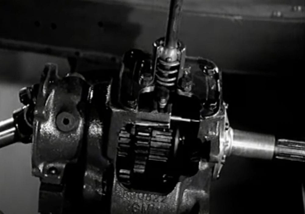 1938 Chevy Ad Showing Vacuum Control Gearshift
