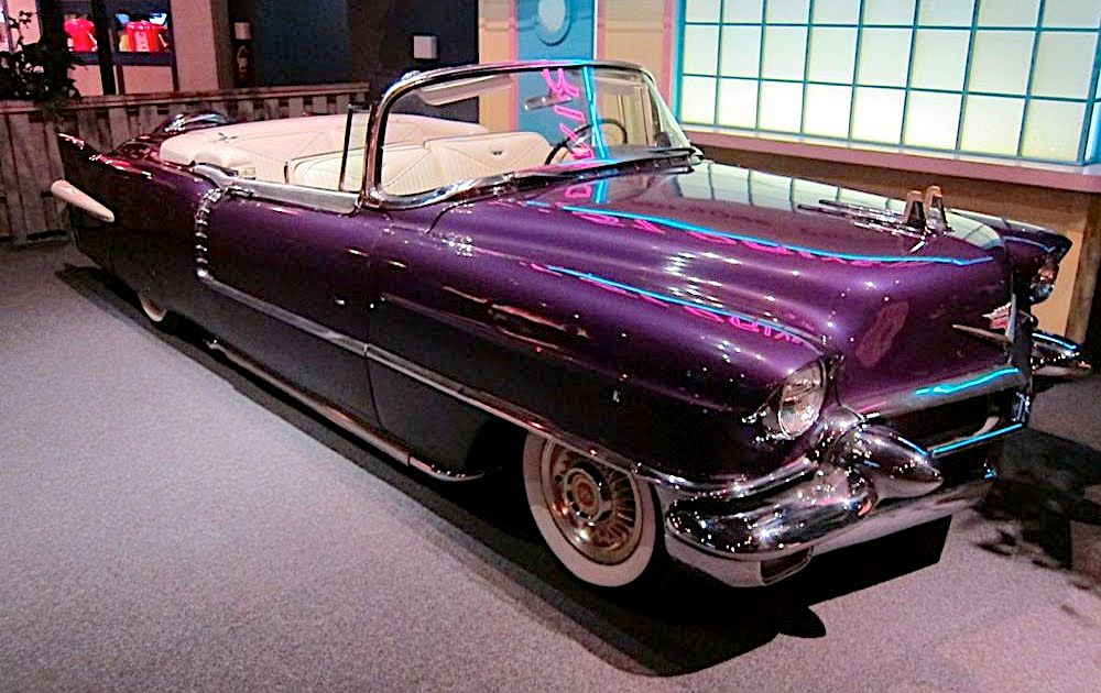 Only Grapes For The King in Elvis’ Purple 1956 Cadillac
