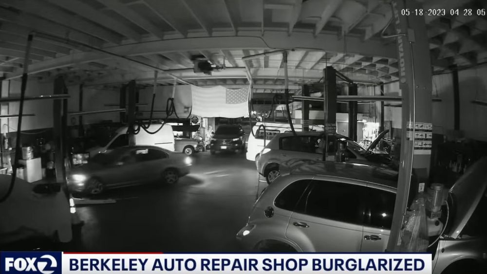 Thieves Raid Berkley Auto Repair Shop