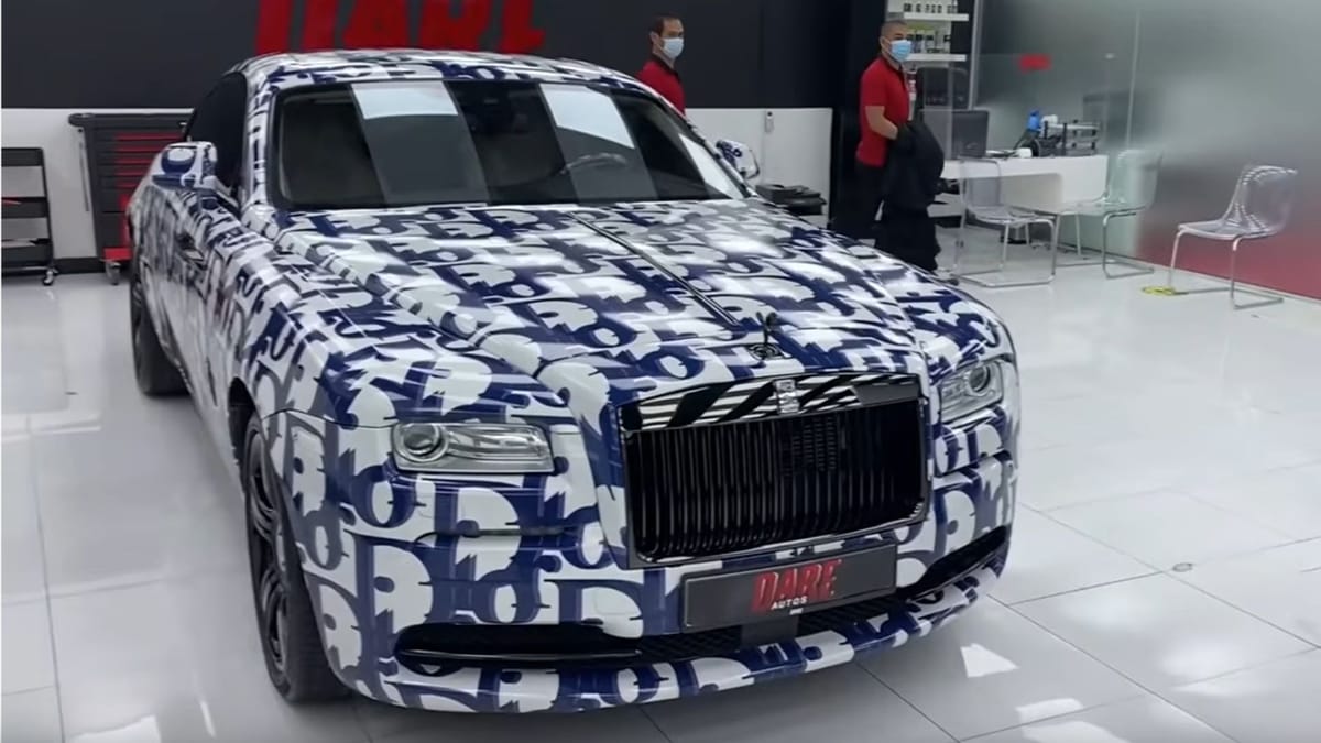 RollsRoyce With Dior Wrap is Expensive And Tacky