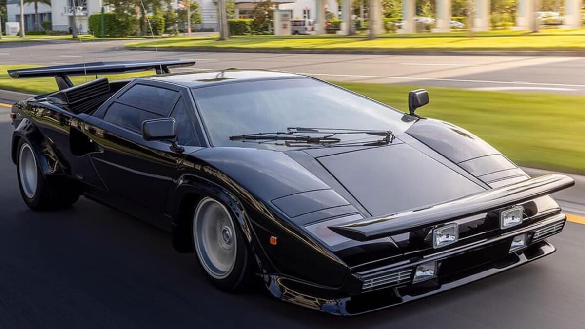 Cannonball Run Countach Officially Honored