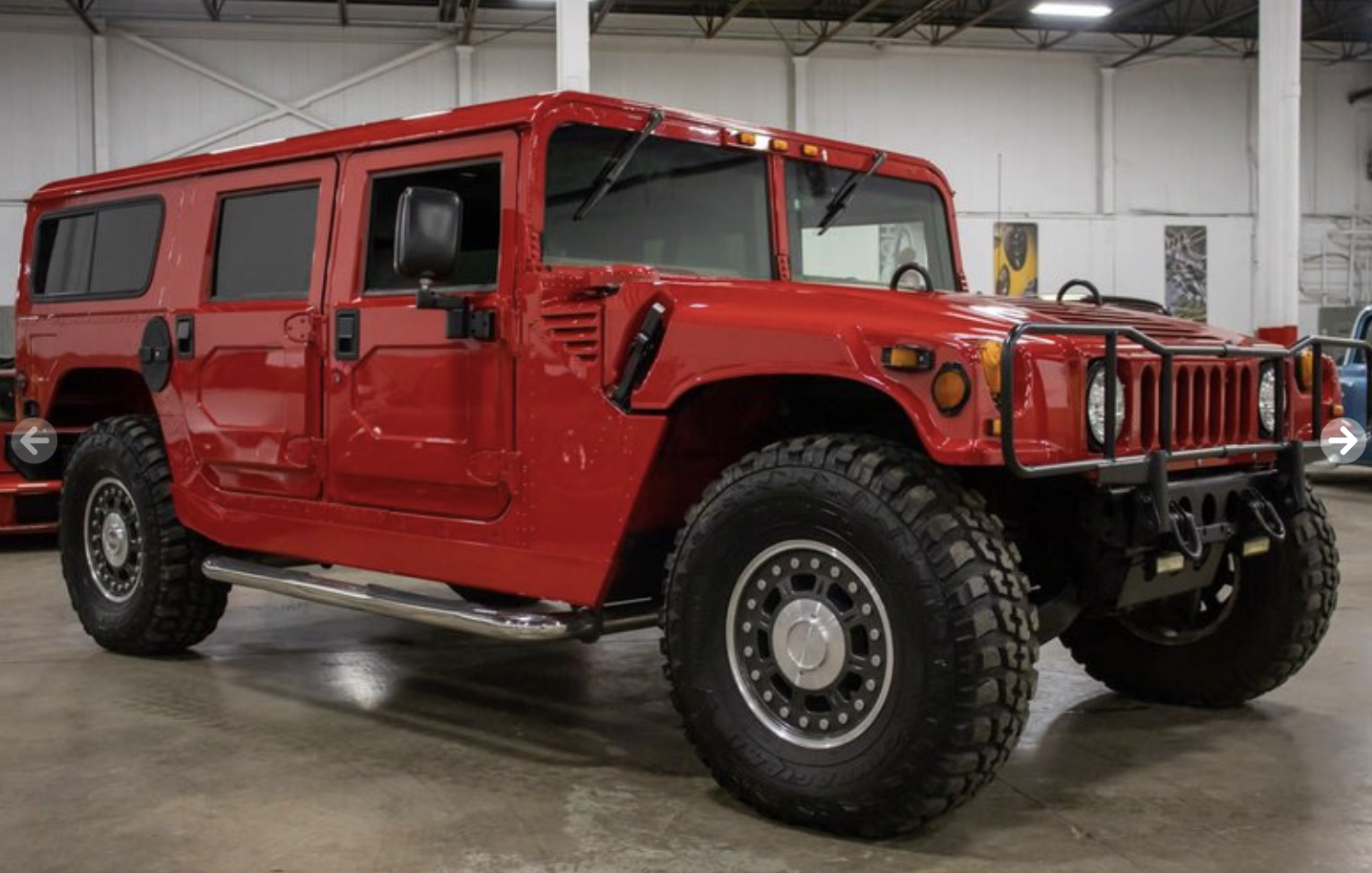 Firehouse Red 1995 AM General Hummer H1 Is A Civilian Beast Firehouse Red 1995 AM General Hummer H1 Is A Civilian Beast