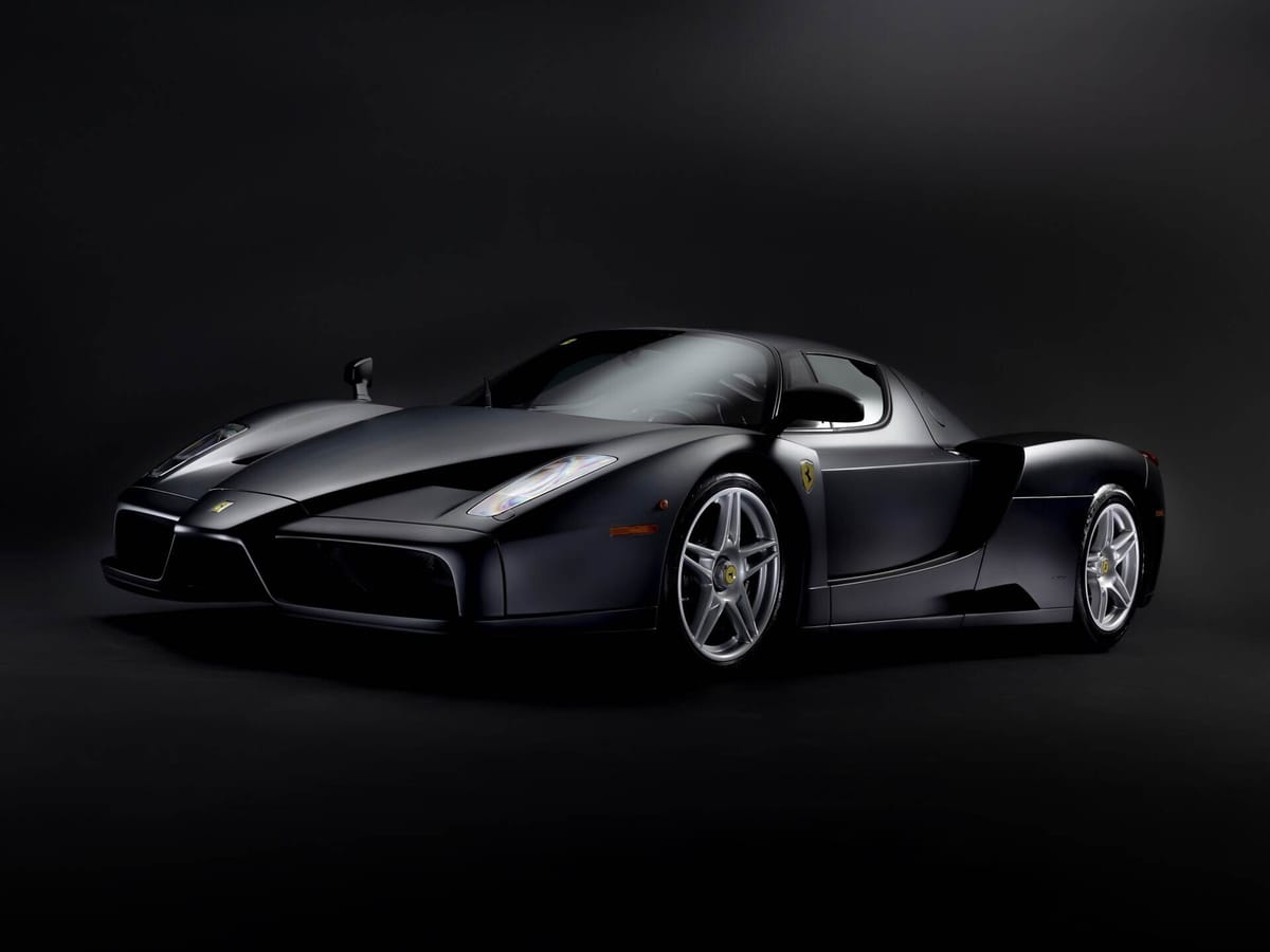 The Only Matte Black Ferrari Enzo Is Being Sold By RM Sotheby's