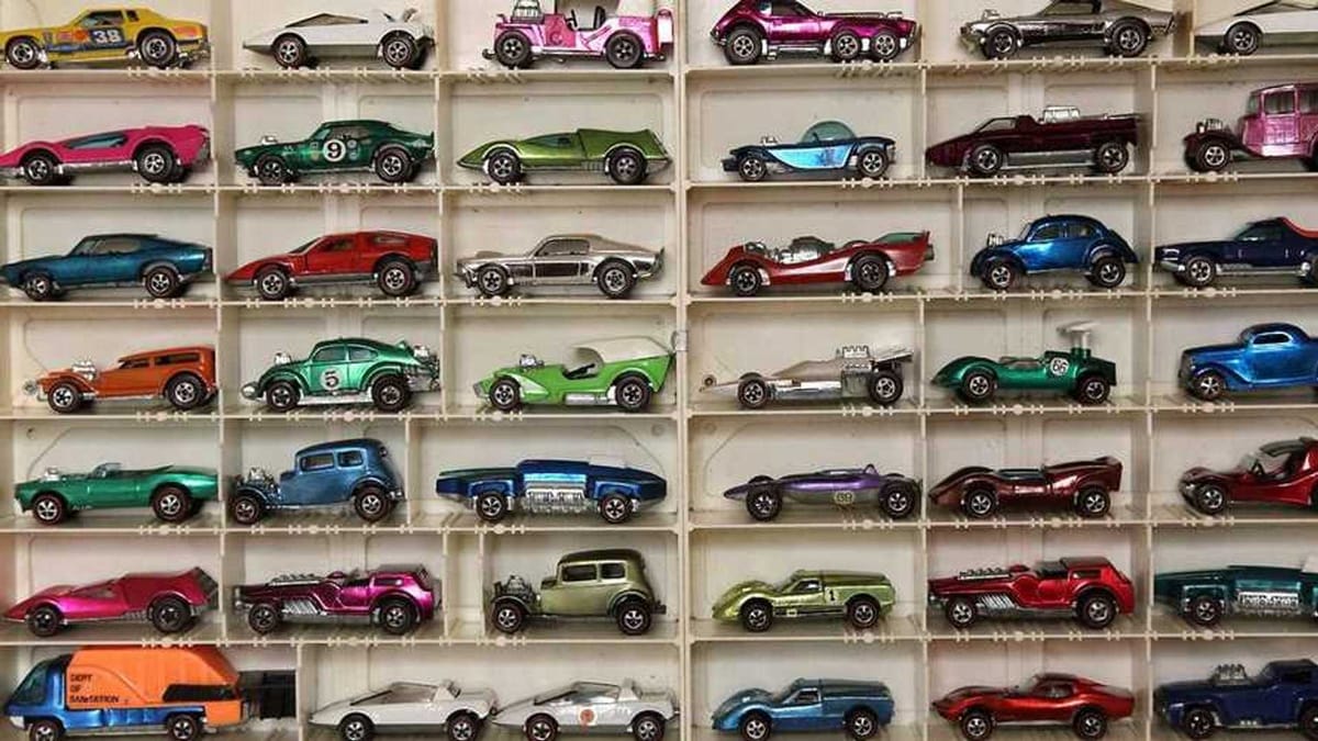 Check Out This Man s 500 Car Vintage Hot Wheels Collection