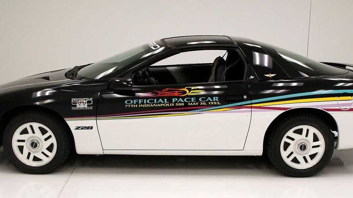 Wave The Yellow Flag For This 1993 Chevrolet Camaro Pace Car