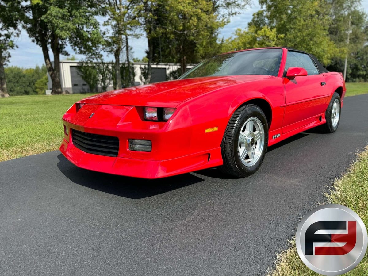 RRR様 1992 Camaro RS 25th Anniversary Convertible to Hit Auction
