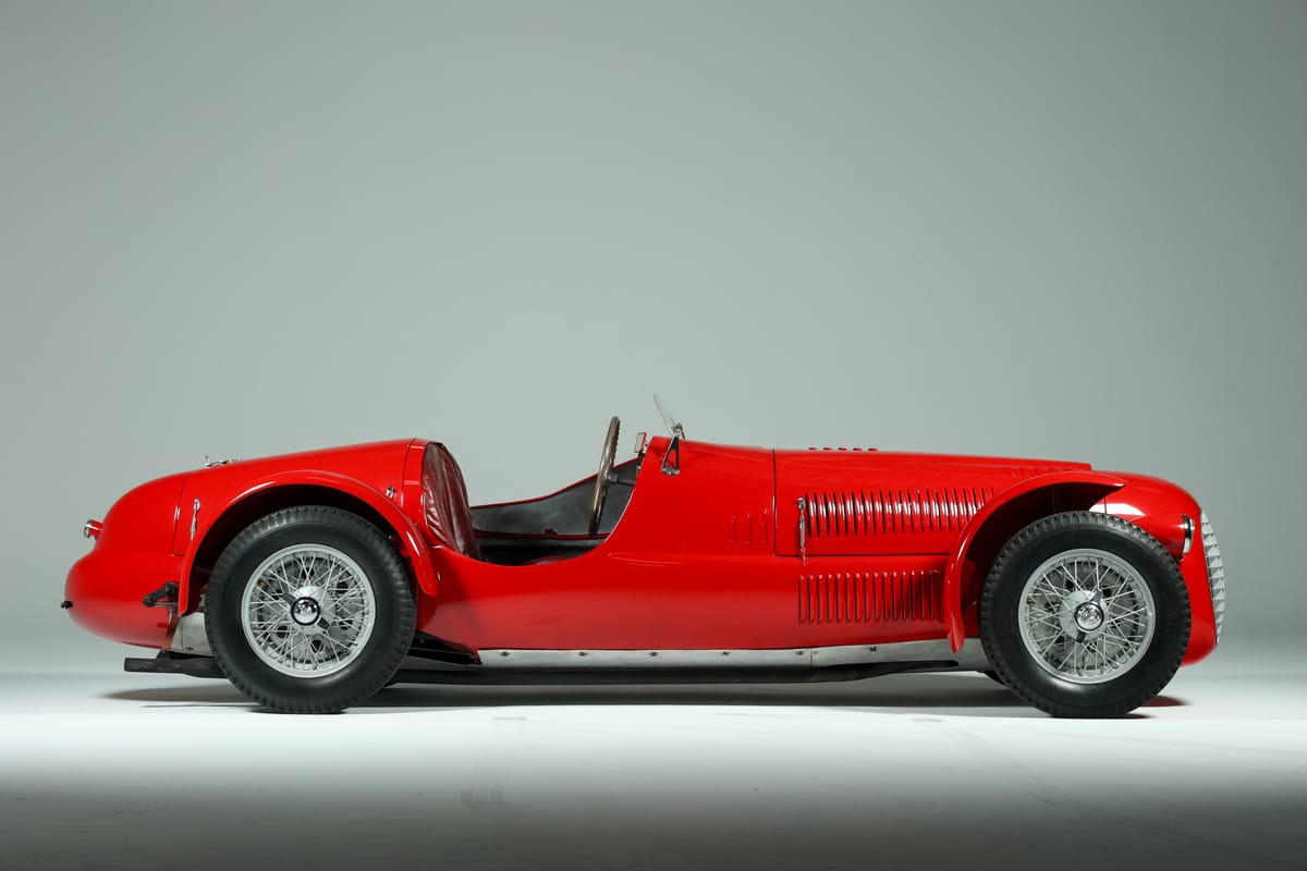 Historic 1948 Ferrari 166 Spyder Corsa