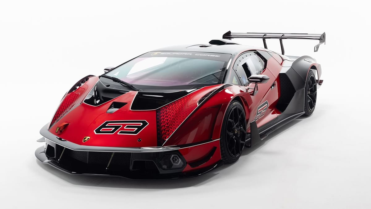 2022 Lamborghini Essenza SCV12 Set for Broad Arrow Monterey