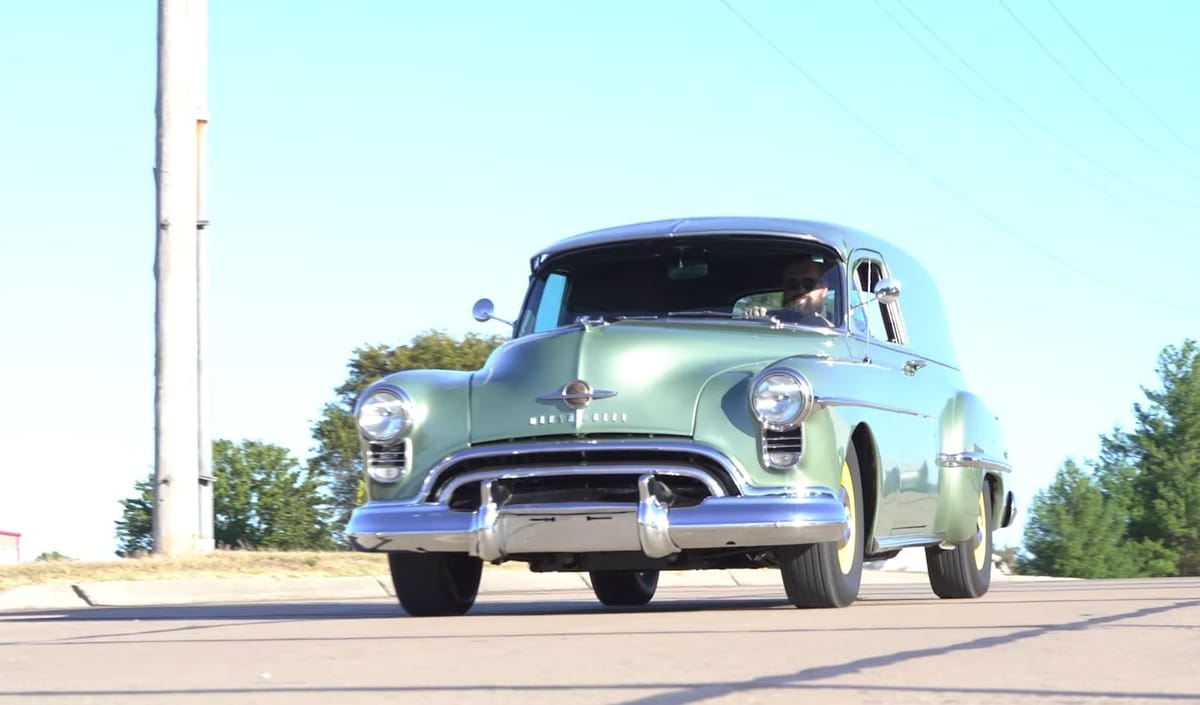 1949 Oldsmobile Sedan Delivery Restomod Highlights Uncommon Rocket V8 ...