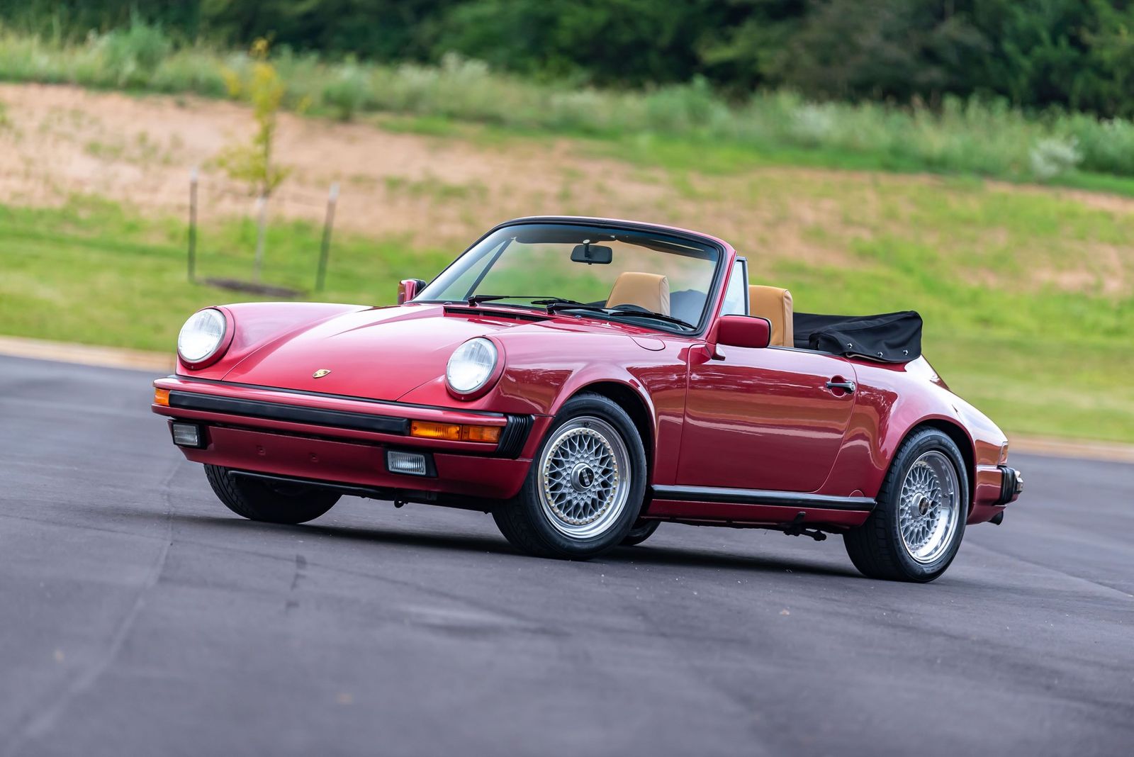Pretty in Pink 1989 Porsche 911 Carrera Cabriolet