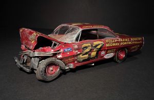 Custom Model Recreates Junior Johnson's 1961 Daytona Crash