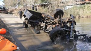 Chevy Silverado Pulled From Oregon River