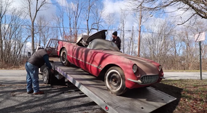 Rare 1954 Corvette Barn Find Sees Daylight For First Time In Half A Century