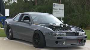 This Nissan 240SX Packs A Titan’s V8 Plus A Supercharger