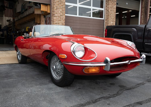 Paint The Town Red In An Elegant 1969 Jaguar XKE II Roadster