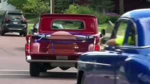 Classic Car Procession Celebrates Lifelong Enthusiast