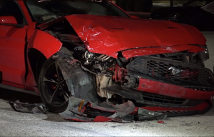 Parking Lot Donuts Result In Serious Crash