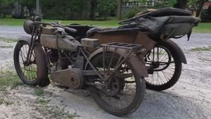 This Classic Harley Was Made To Be Driven From The Sidecar